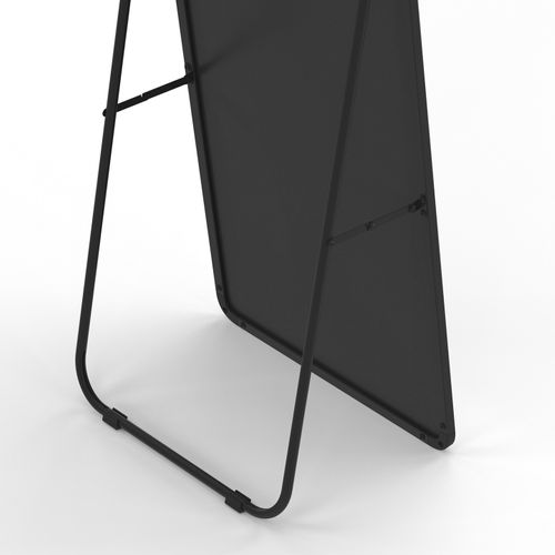 Miroir Sur Pied Contour Noir 160 X 40 Cm