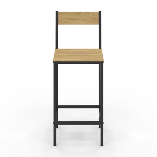 Lot De 6 Tabourets De Bar Detroit Avec Dossier Chaise De Cuisine Design Industriel