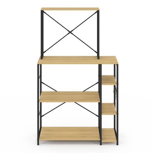 Etagère De Cuisine Detroit Support Micro-ondes Multi-étagères