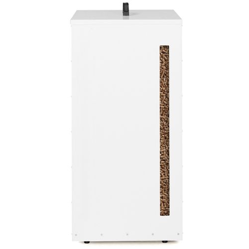 Réservoir à Granulés 45 Kg Blanc Rangement à Pellets 36 X 36 X 76 Cm