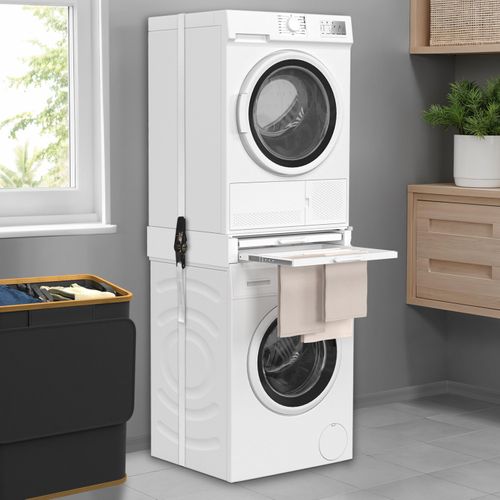 Kit De Superposition Universel Lave Linge Et Sèche Linge Avec Tablette Et Séchoir