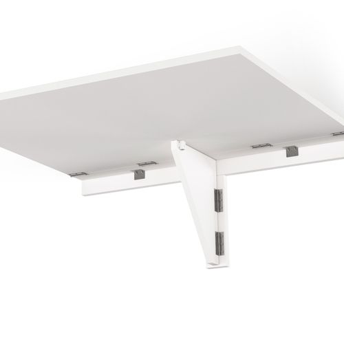 Table Murale Express Rabattable 2 Personnes Blanc L. 70 Cm