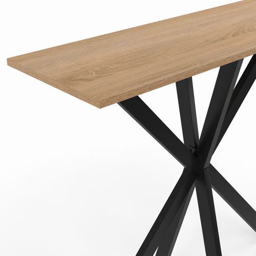 Console Alix Pied Araignée Bois Et Noir