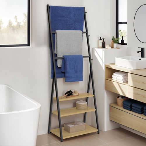 Porte-serviettes 3 Niveaux Detroit 3 Étagères Design Industriel