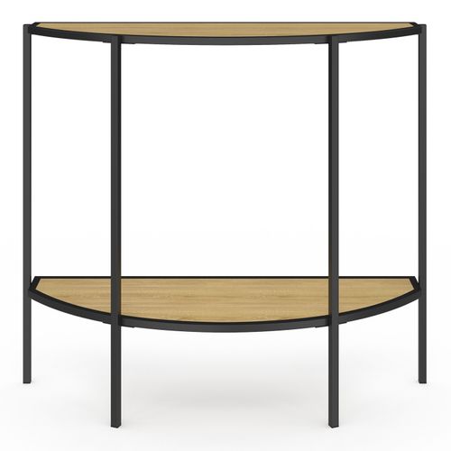 Console Demi-lune Detroit 1 Étagère Design Industriel