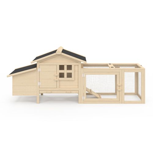 Poulailler Sur Pilotis Avec Enclos Et Pondoir En Bois