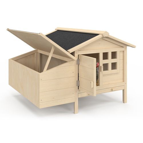 Poulailler Sur Pilotis XXL Avec Pondoir En Bois