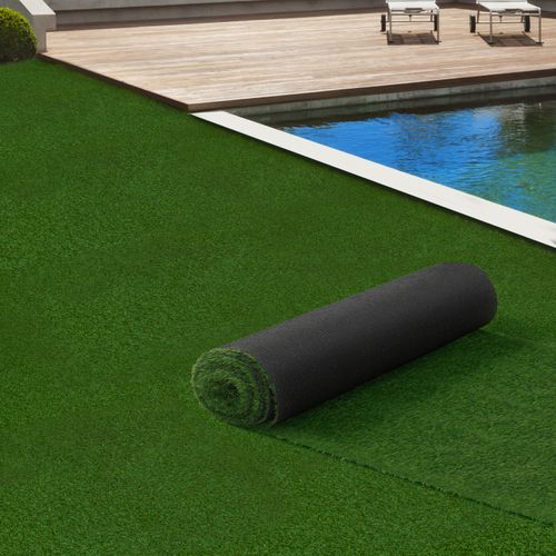 Gazon Synthétique Artificiel 1x10 M 20 Mm D'épaisseur Pour Jardin Et Balcon