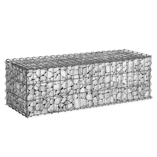 Lot De 2 Gabions Pour Pierre 100 X 30 X 30 Cm