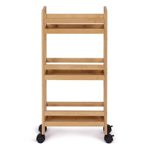 Desserte Bambou Bea Sur Roulettes 3 Niveaux