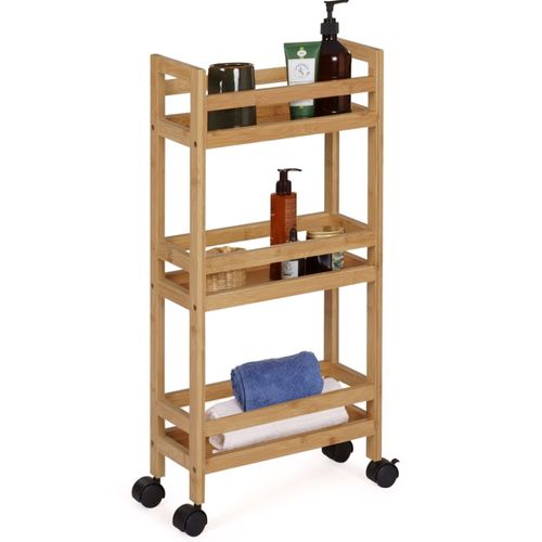 Desserte Bambou Bea Sur Roulettes 3 Niveaux