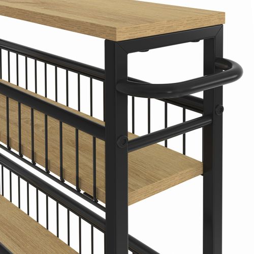 Desserte De Cuisine Gains De Place Detroit 4 Niveaux Sur Roulettes Design Industriel