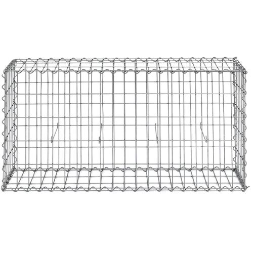 Lot De 2 Gabions Pour Pierre 100 X 30 X 50 Cm