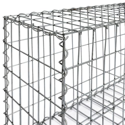 Lot De 2 Gabions Pour Pierre 100 X 30 X 50 Cm