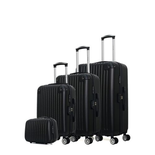 Set De 3 Valises Et Un Vanity Abs Tage-c 4 Roues