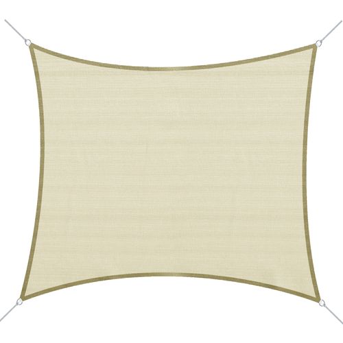 Voile D'ombrage Carré 3 X 3 M Crème