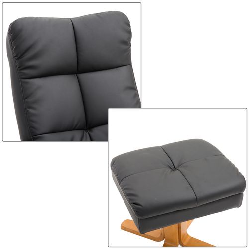 Fauteuil Relax Inclinable Noir