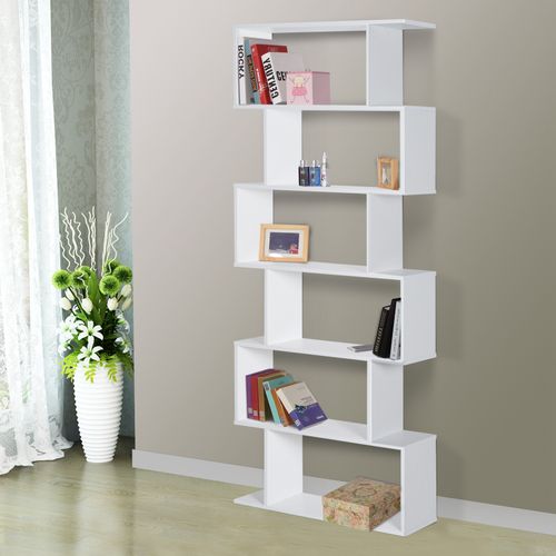 Bibliothèque Étagère Zig Zag 80l X 23l X 192h Cm