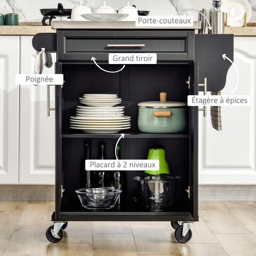 Desserte De Cuisine Multi-rangement