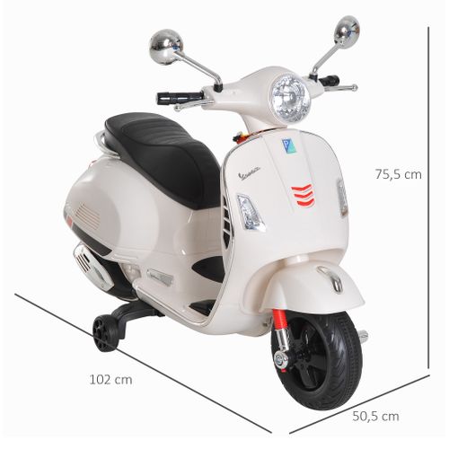 Moto Scooter Électrique Vespa Pour Enfants