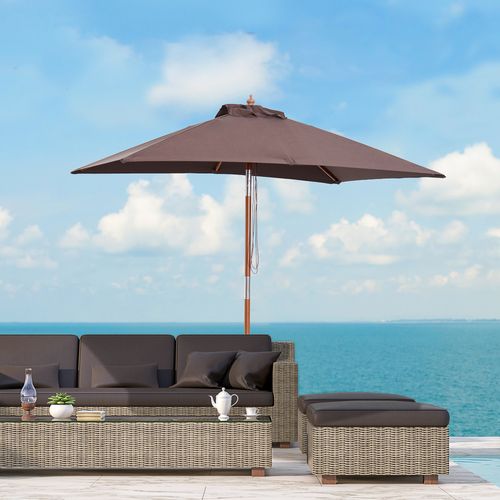 Parasol Rectangulaire Inclinable Dim. 2l X 1,5l X 2,3h M