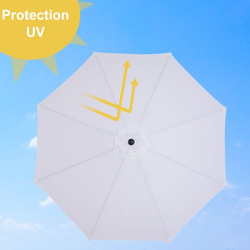 Parasol Octogonal Inclinable 3 M Métal