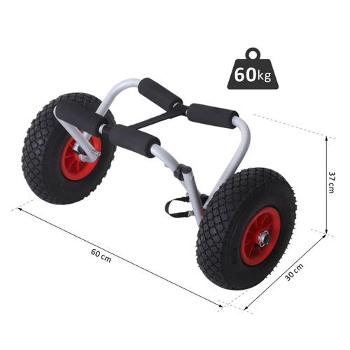 Chariot De Transport Pliable Pour Bateaux Canoë Ou Kayak