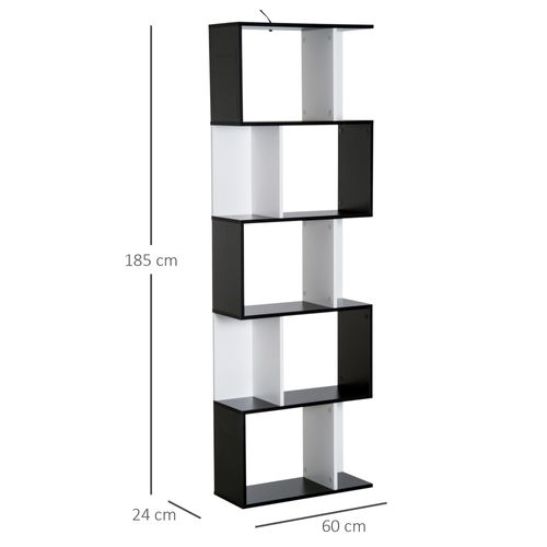 Etagère Contemporaine S 60l X 24l X 185h Cm Panneaux Particules