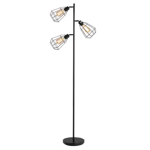 Lampadaire Design Industriel 3 Abat-jours