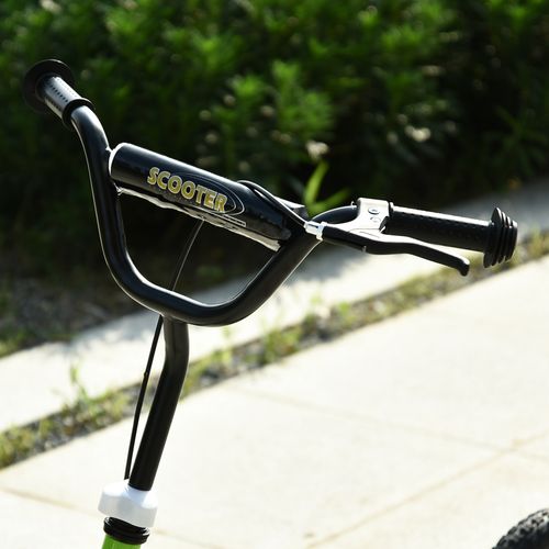 Trottinette Patinette Enfants Grandes Roues Guidon Réglable Béquille