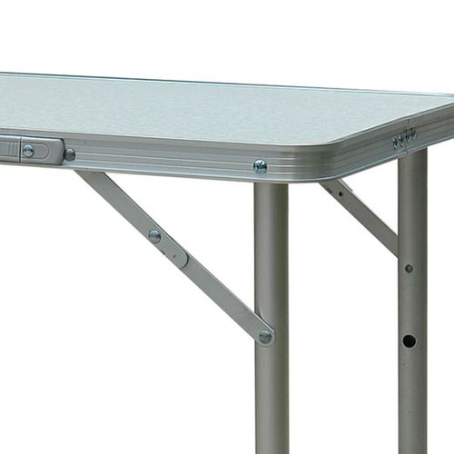 Table Pliante Table De Camping Aluminium Mdf Blanc