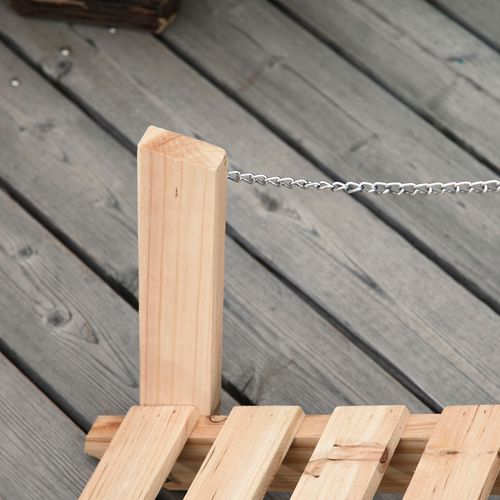 Pont de jardin en bois Étagère Pots De Fleurs Moulin - Sapin