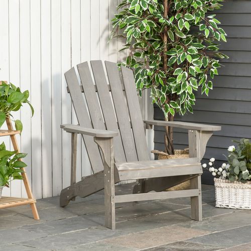 Fauteuil De Jardin Adirondack Bois Massif Sapin