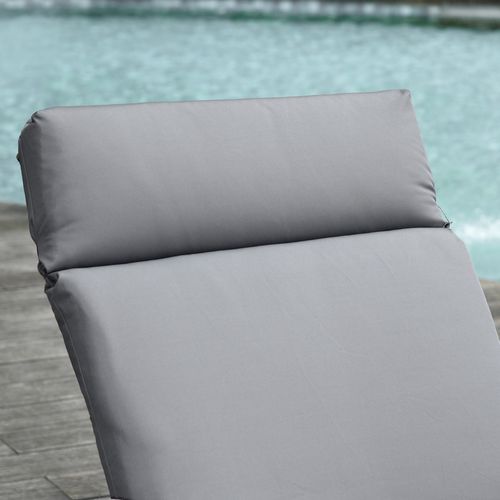 Lot De 2 Matelas Pour Bain De Soleil Transat Polyester Déperlant