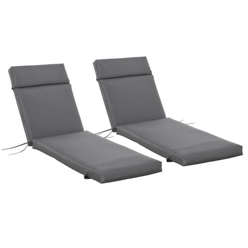 Lot De 2 Matelas Pour Bain De Soleil Transat Polyester Déperlant