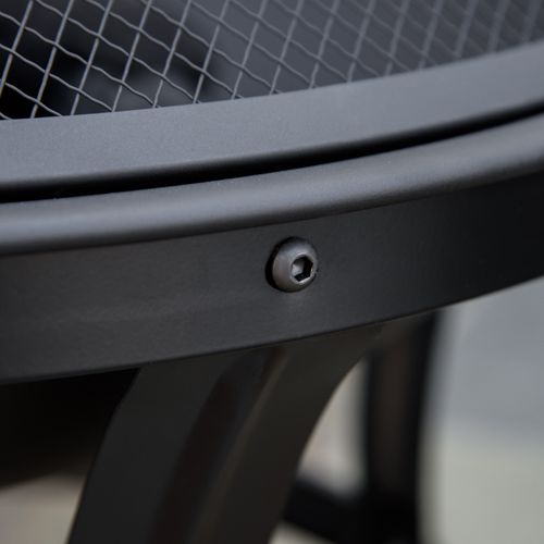 Brasero Boule De Feu D. 55 X 50h Cm Acier Noir