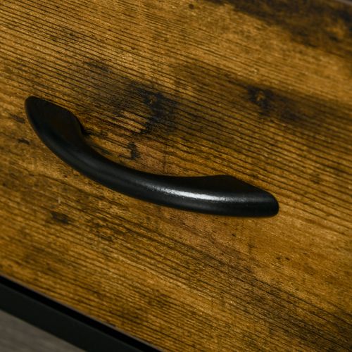 Meuble De Rangement Chiffonnier 2 Tiroirs Design Industriel