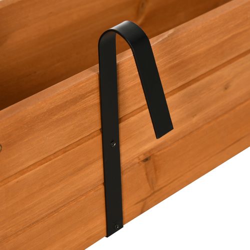 Jardinière Suspendue - Balconnière - Bois Sapin Pré-huilé