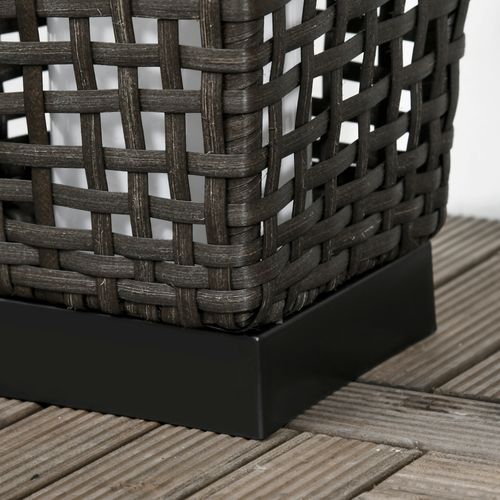 Lampadaire LED Solaire De Jardin Style Colonial Résine Filaire