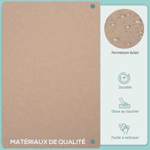 Lot De 14 Housses Rechange Coussins Salon De Jardin Polyester