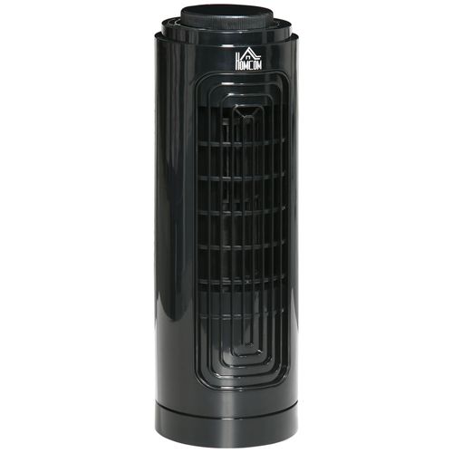 Ventilateur De Table Bureau Colonne Oscillant 20 W Noir