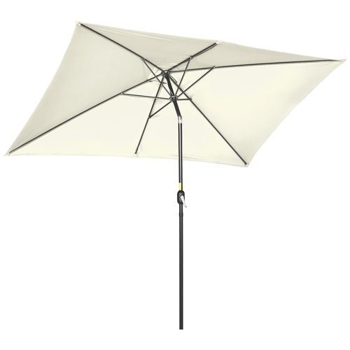 Parasol Inclinable Rectangulaire Métal Polyester