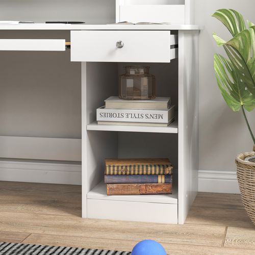 Bureau Enfant Multi-rangement - Ensemble Bureau, Chaise, Étagère