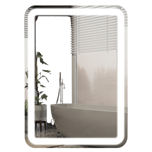 Miroir Lumineux LED 35w Antibué Réglable Interrupteur Tactile
