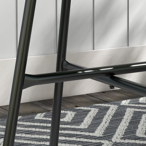 Table Basse Ronde De Jardin En Résine Tressée Métal