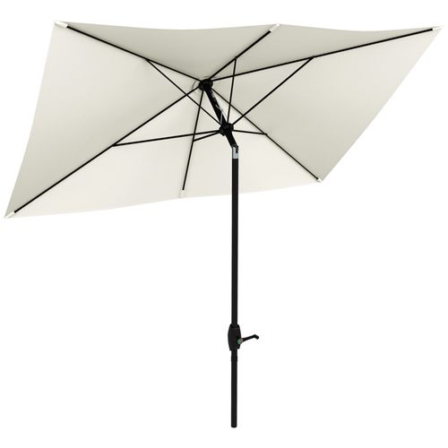Parasol Inclinable De Jardin Alu. Polyester Anti Uv 50+