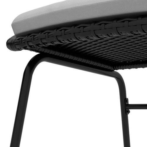 Ensemble Salon De Jardin 3 Pièces 2 Personnes Avec Coussins