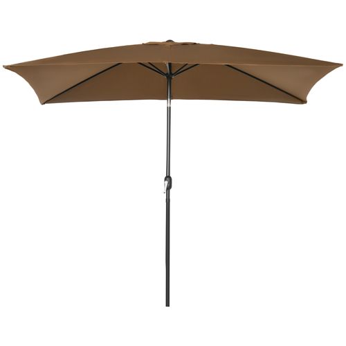 Parasol Inclinable Rectangulaire Métal Polyester