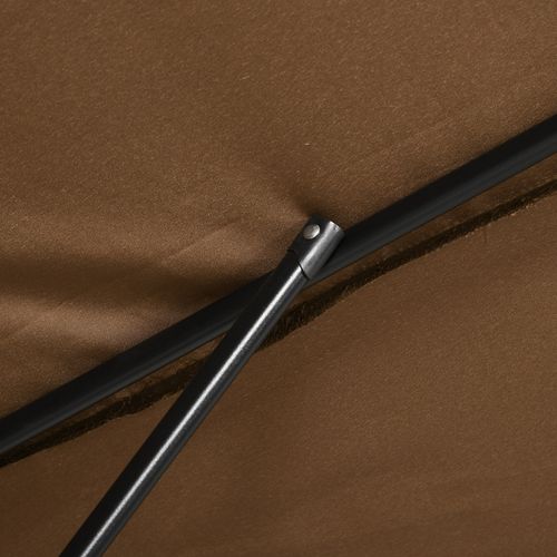 Parasol Inclinable Rectangulaire Métal Polyester