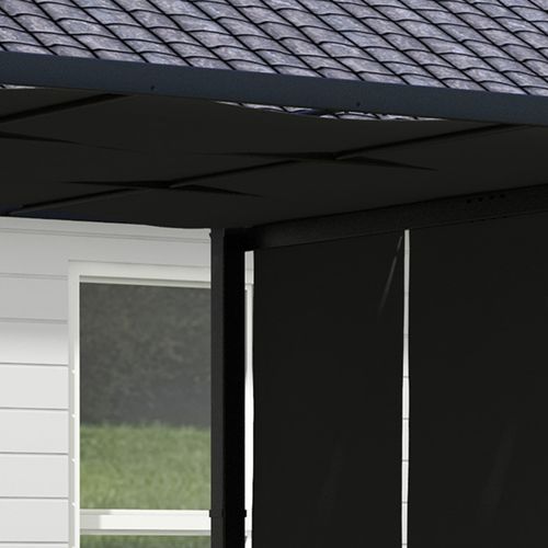 Pergola 3 Toiles Coulissantes - Dim. 2,97l X 2,97l X 2,38h M
